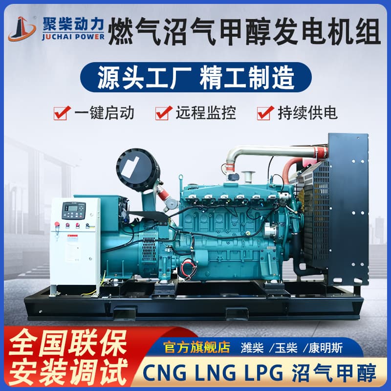 200KW Biogas Generator Set for Oilfield Drilling, 250KVA Methanol Generator, 200KW Gas Generator