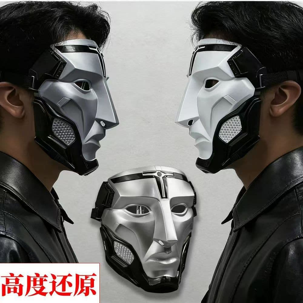 Delta Force Warden Mask Cos Props Gekros Raven Mask Game Same Style for Adults and Children