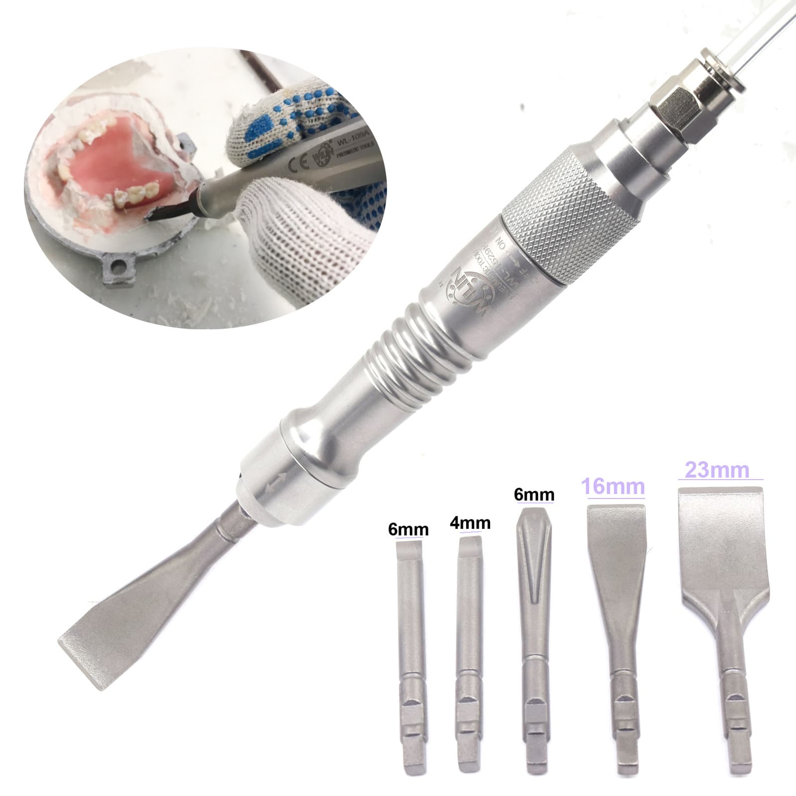Mini Air Shovel Vibration Shovel Welding Head Slag Removal Micro Air Shovel Technology Oyster Knife Shell Opener Barbecue