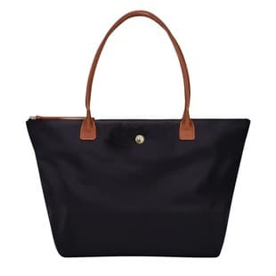 In Stock Cross-Border Oxford Fabric Foldable Large-Capacity Dumpling Bag Handbag Shoulder Bag Women's Shopping Tote