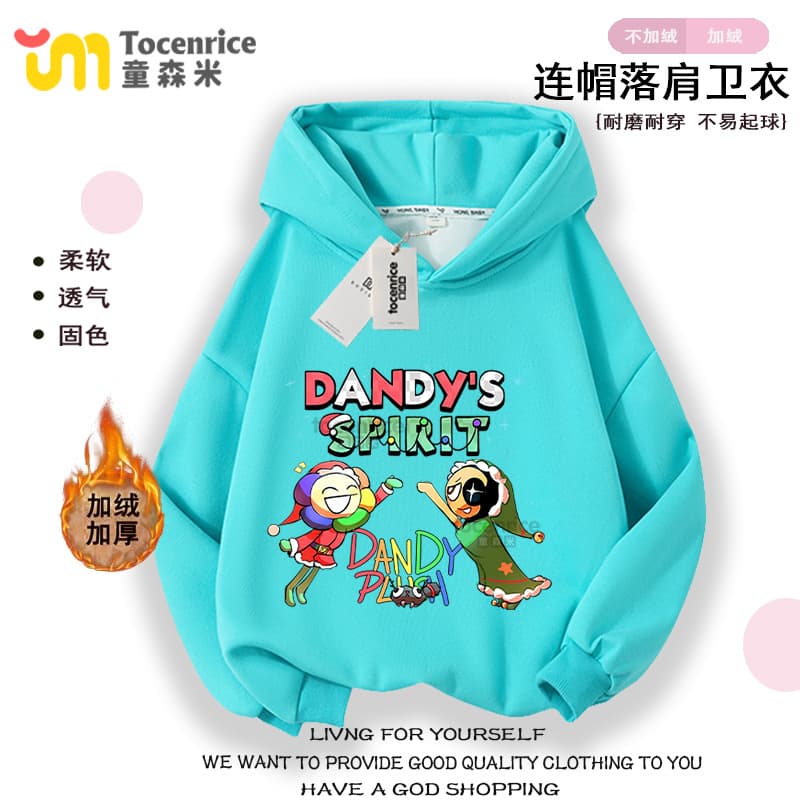 2025 New Dandy's World Game Children's Sweatshirt Spring and Autumn Hoodie