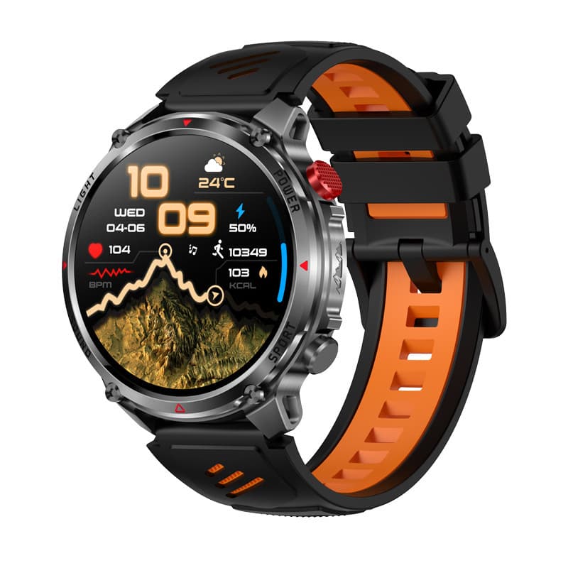 Cross-border HT45 Smart Watch 1100mAh Large Battery Long Standby Compass Hiking Running Outdoor Sports