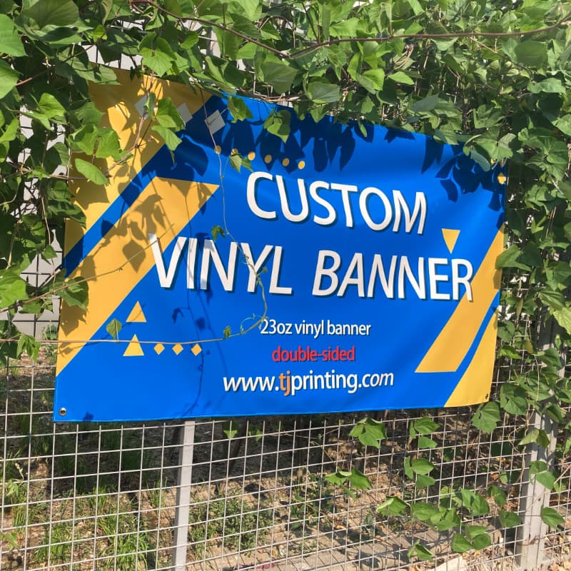 Cross-border foreign trade advertising banner customization, outdoor waterproof sun-resistant PVC posters, perforated vinyl banners.