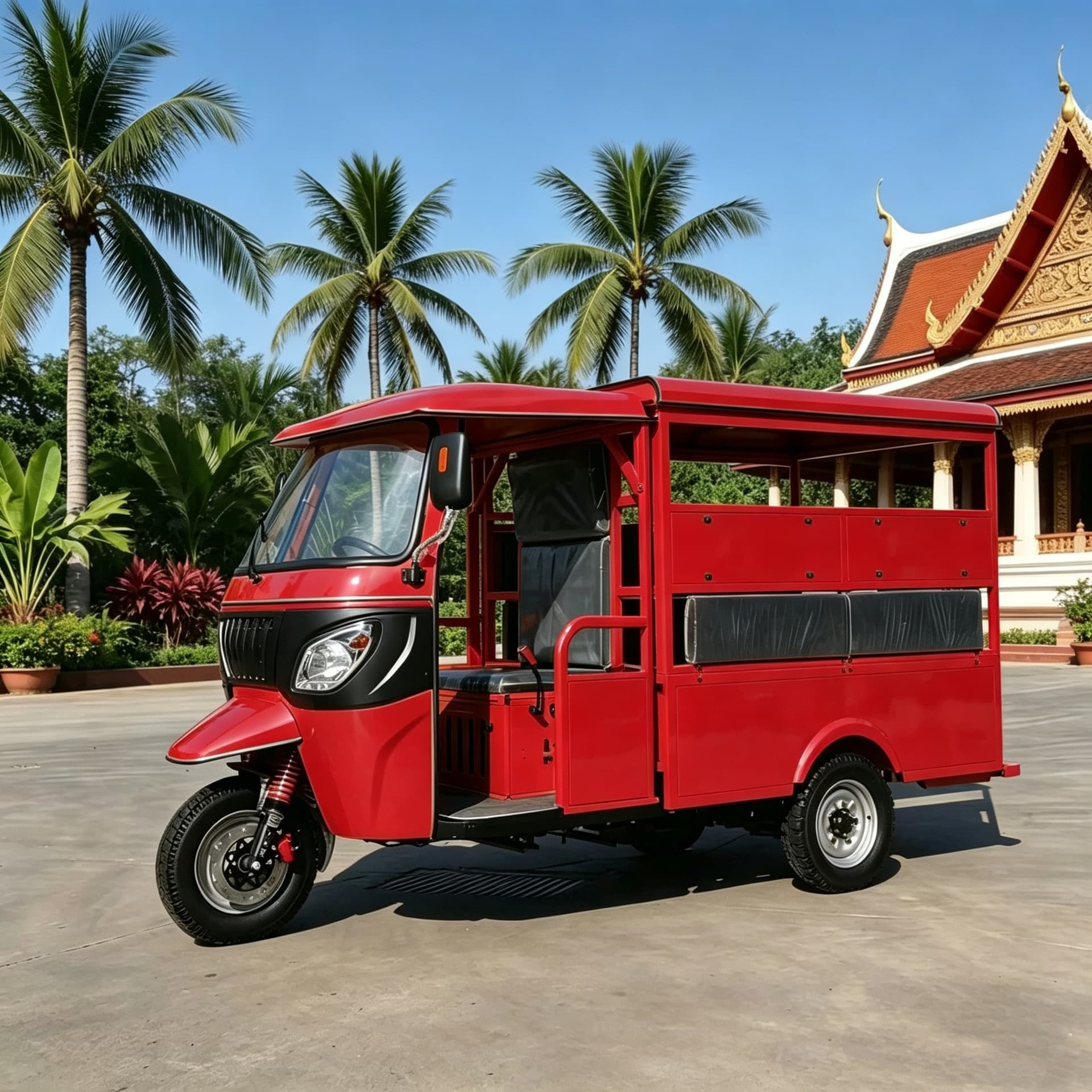 Tuktuk Tuk Tuk Commuter Vehicle, India Africa Taxi, Foreign Trade Export Sightseeing Vehicle, Fuel Motorcycle Three-Wheeler