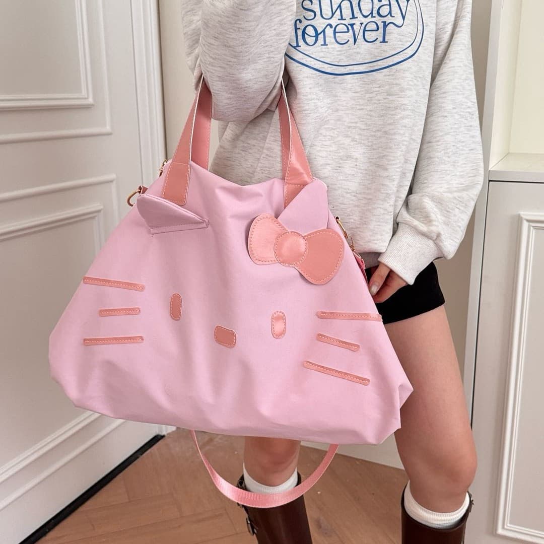 Women's New Korean-Style Ita Bag Single-Shoulder Crossbody, Versatile Large-Capacity Cute Japanese-Style Tote for College Students