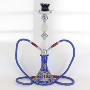 Cross-border Best-selling Arabic Hookah Four-Hose Double-Hose Glass Hookah Bowl Hookah Set Complete Shisha