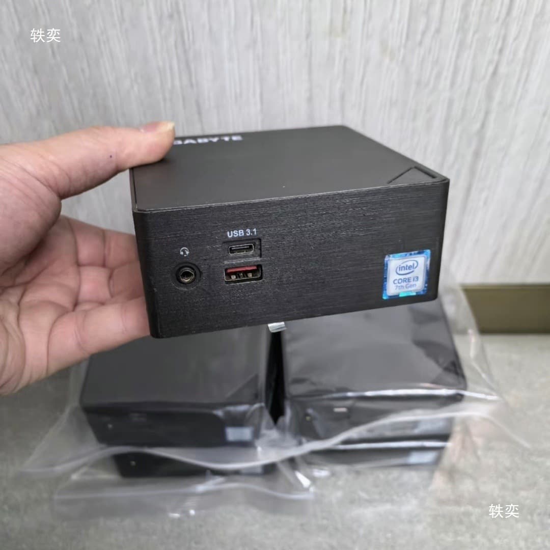 NUC i3 7100U Mini PC Home/Office Desktop Barebone System Host Win10 8G256G