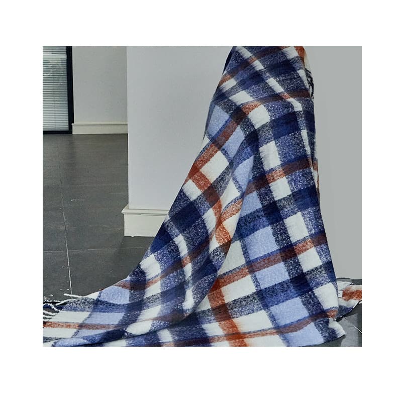 New Wool Blanket Thick Throw Blanket Nordic Style Office Air Conditioning Blanket