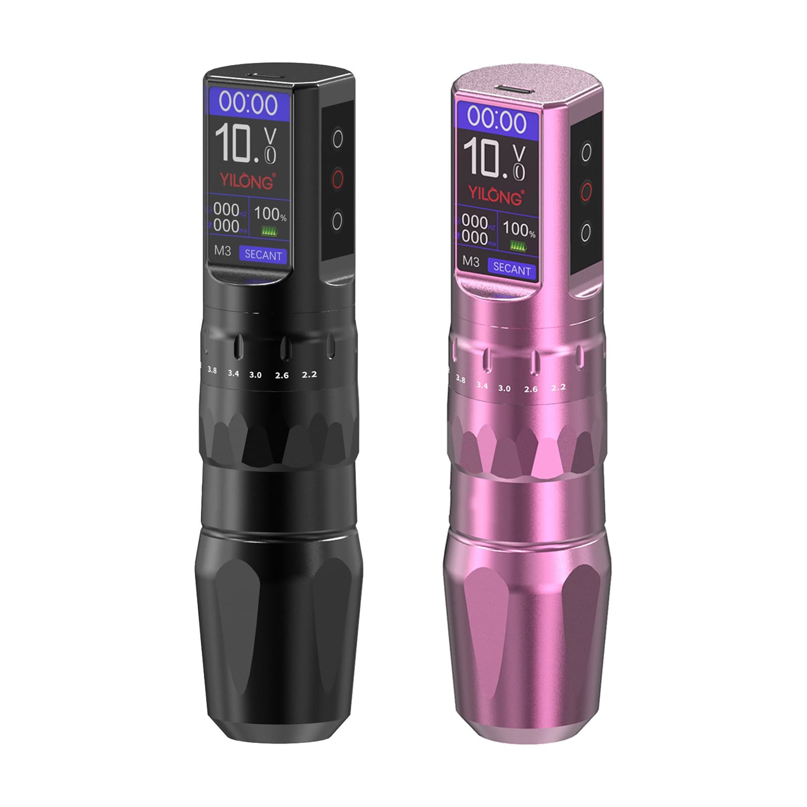 Yilong Tattoo L type wireless charging tattoo pen battery motor tattoo machine wireless power tattoo pen tattoo device