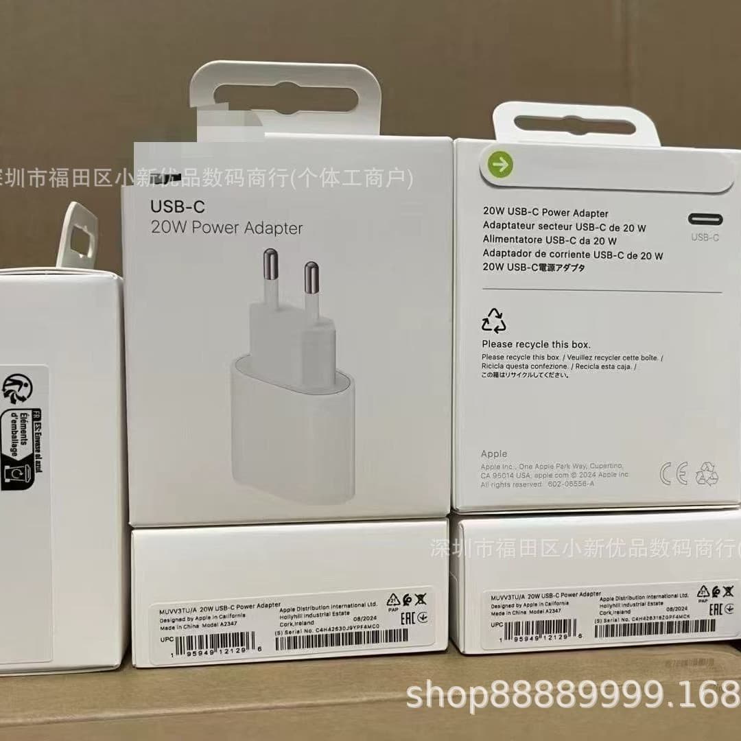 20W Original European Standard Charger for Apple Fast Charging - New Packaging 20W EU