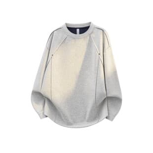 Round Neck Sweatshirt for Men, Casual Long Sleeve Comfortable Spring and Autumn Trendy New Design Top, Cross-Border Men's Clothing