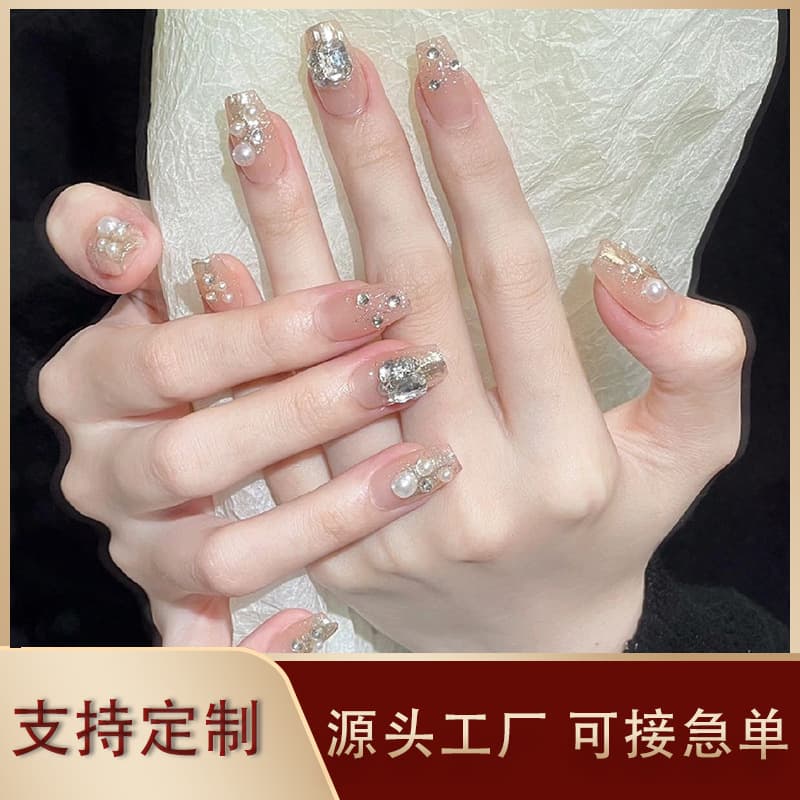 Custom Wearable Nails Custom Fake Nail Tips Manicure Plates Detachable Ultra Thin Versatile