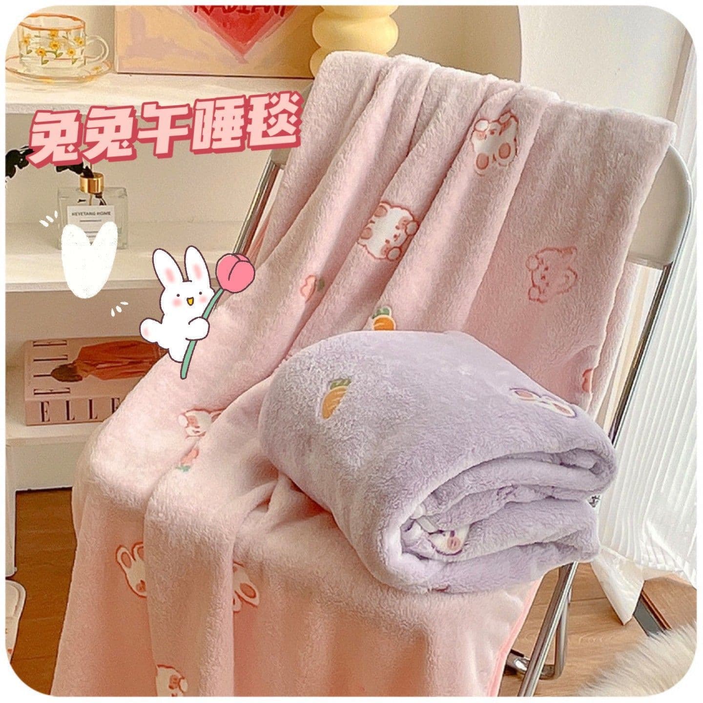 Thin Blanket Cover Office Nap Small Quilt Student Dorm Air-conditioning Throw Children's Spring/Autumn Blanket