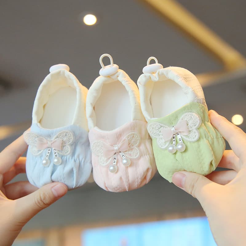 Men's and women's baby toddler shoes, soft sole, non-slip, non-falling, spring and autumn thin, breathable, 3-8-10 month old baby shoes for outer wear