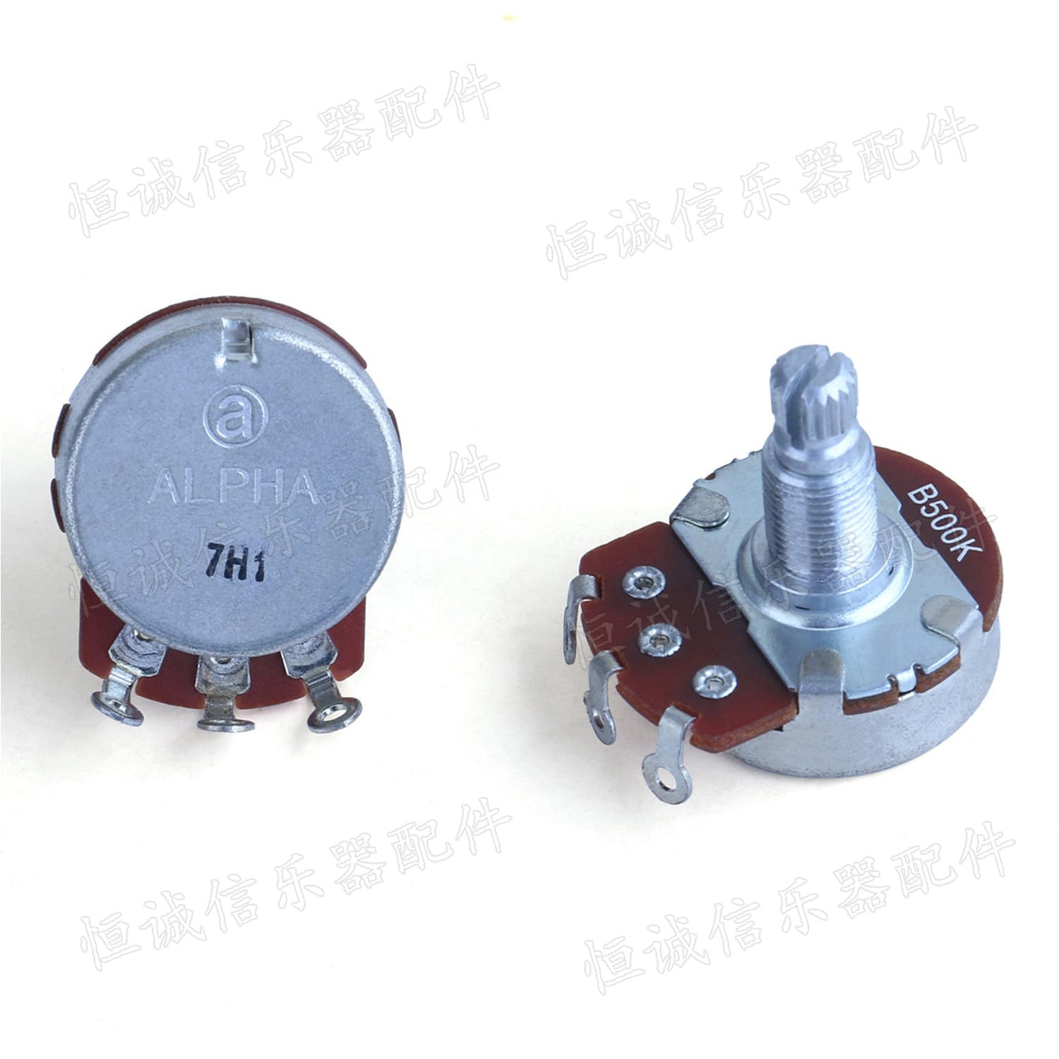 B500K potentiometer ALPHA potentiometer B500K Aihua potentiometer electric guitar bass tone adjustment knob
