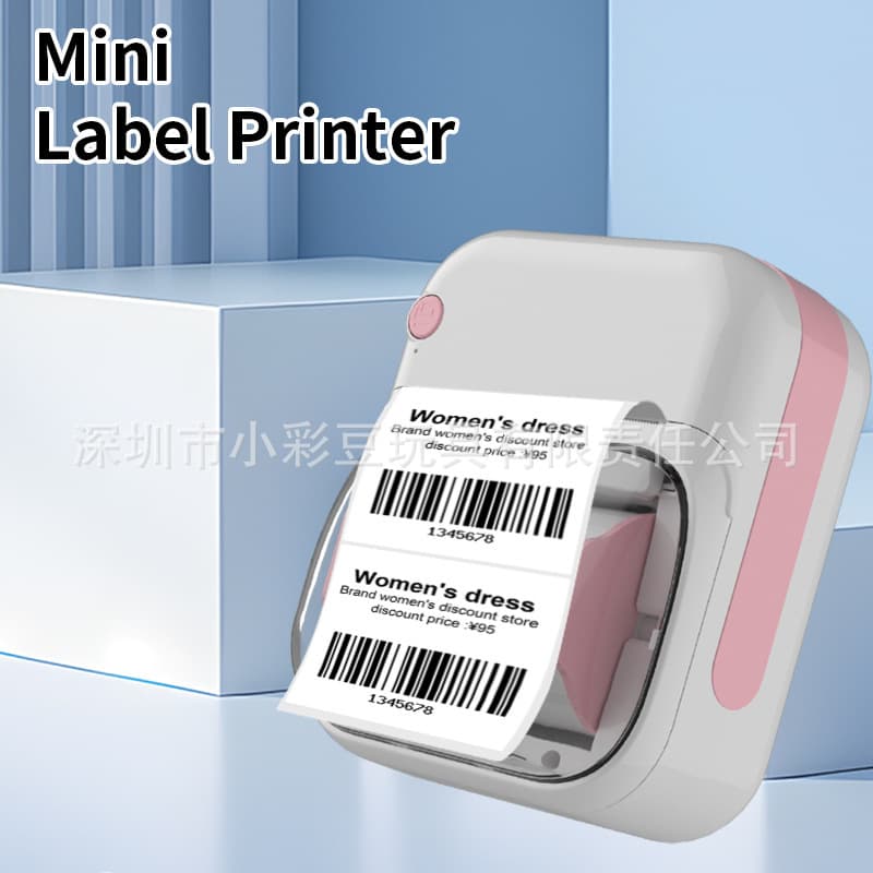 Cross-Border Mini Printer Home Portable Photo Label Barcode Printing Student-Specific Thermal Label Printer