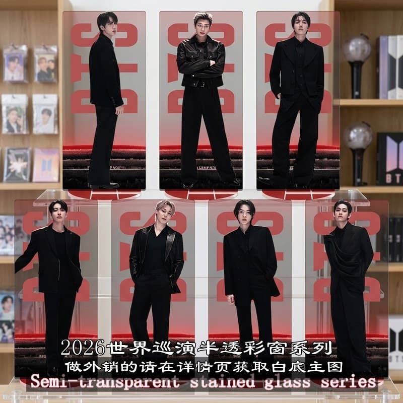 Color Window Standee Vol.1 2026 BTS World Tour bts7v Seamless Interlayer Inner Print