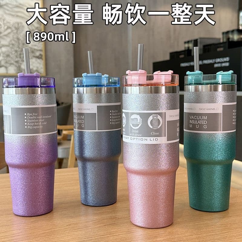 Diamond Paint 20oz 30oz Double Layer Insulated Tumbler Stainless Steel Cup Car Travel Thermos Coffee Cup