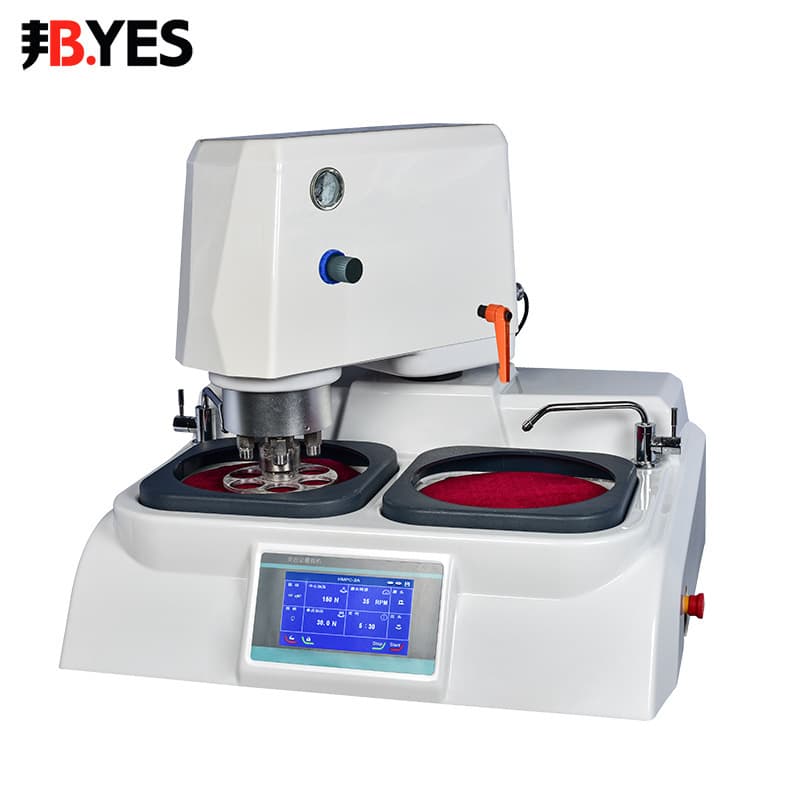 Fully Automatic Metallographic Sample Grinding/Polishing Machine with Touchscreen, Dual-Disk Stepless Speed Pre-grinding
