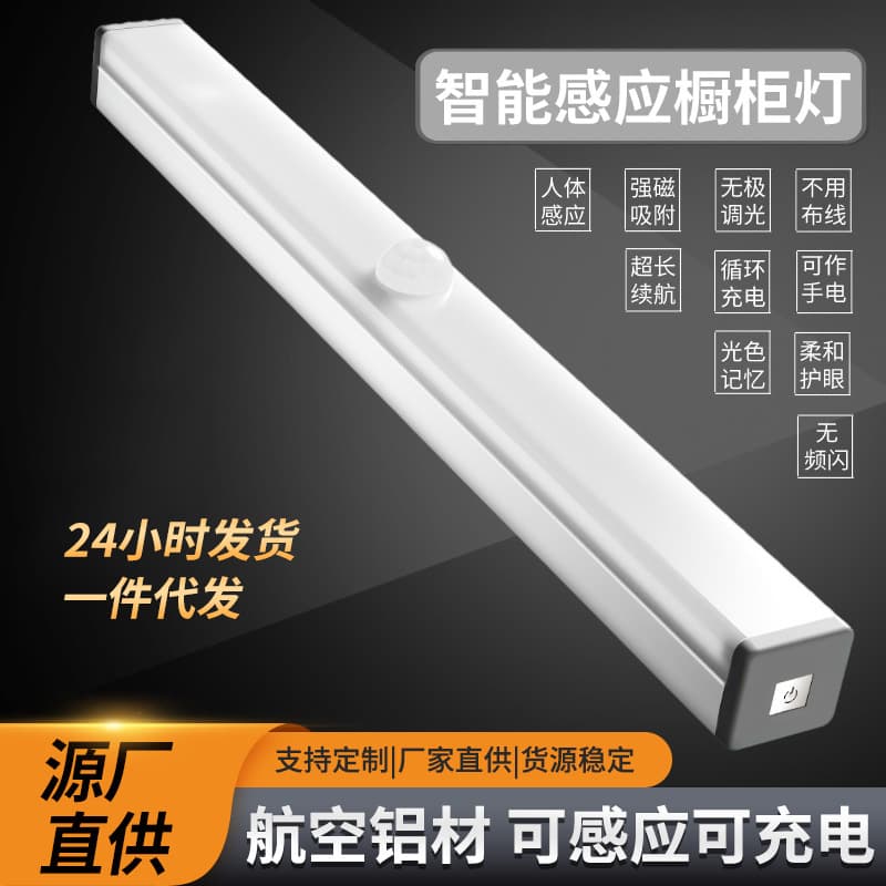 Smart LED Human Sensor Light, Magnetic Cabinet/Wardrobe/Corridor/Bedroom Multi-Scene Use, Wireless Night Light