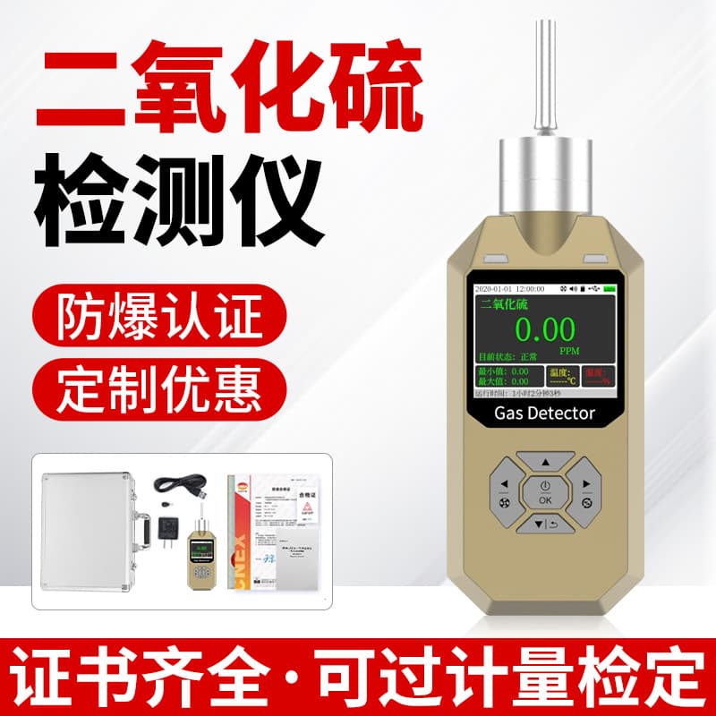 Sulfur Dioxide Gas Detector Mine Underground Chemical Production Workshop Pump-suction Concentration Detection Alarm