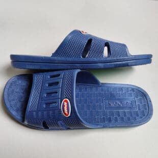 Custom PVC Men's Non-Slip Slippers, Bathroom Waterproof Slippers, Summer Men's Flip Flops