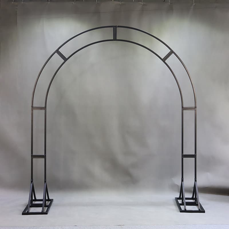 New wedding props wrought iron arch wedding stage auditorium background arch shelf arch decorative flower stand customized