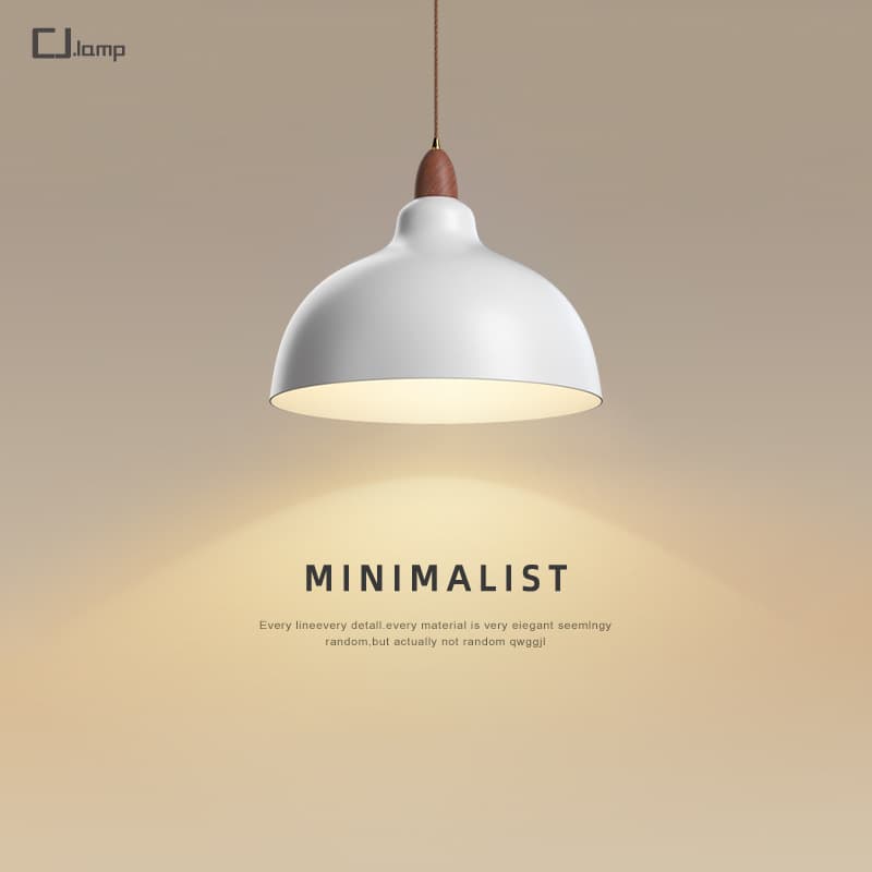 Designer dining room chandelier Nordic cream style living room study bedroom lamp creative personality Japanese style wabi-sabi style lighting