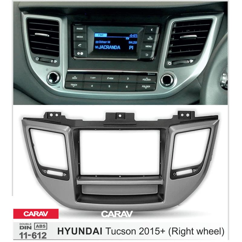 Suitable for 2015-2018 Hyundai Tucson Car Audio Car Navigation Modified Face Frame Modified Panel