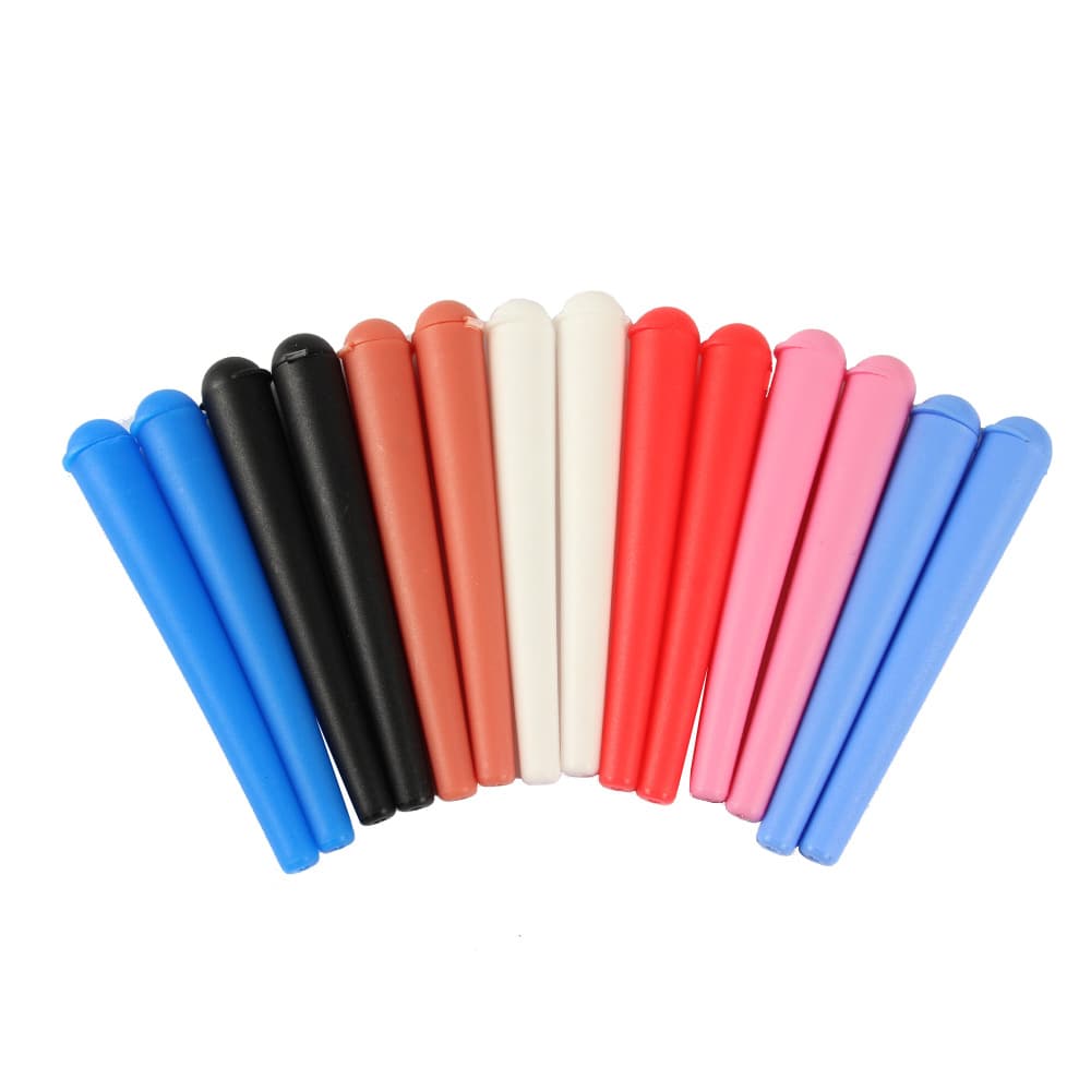Cross-border Hot Sale, One-piece Plastic Conical Cigarette Tube with Cap, Customizable Pattern Sealed Tube in Stock