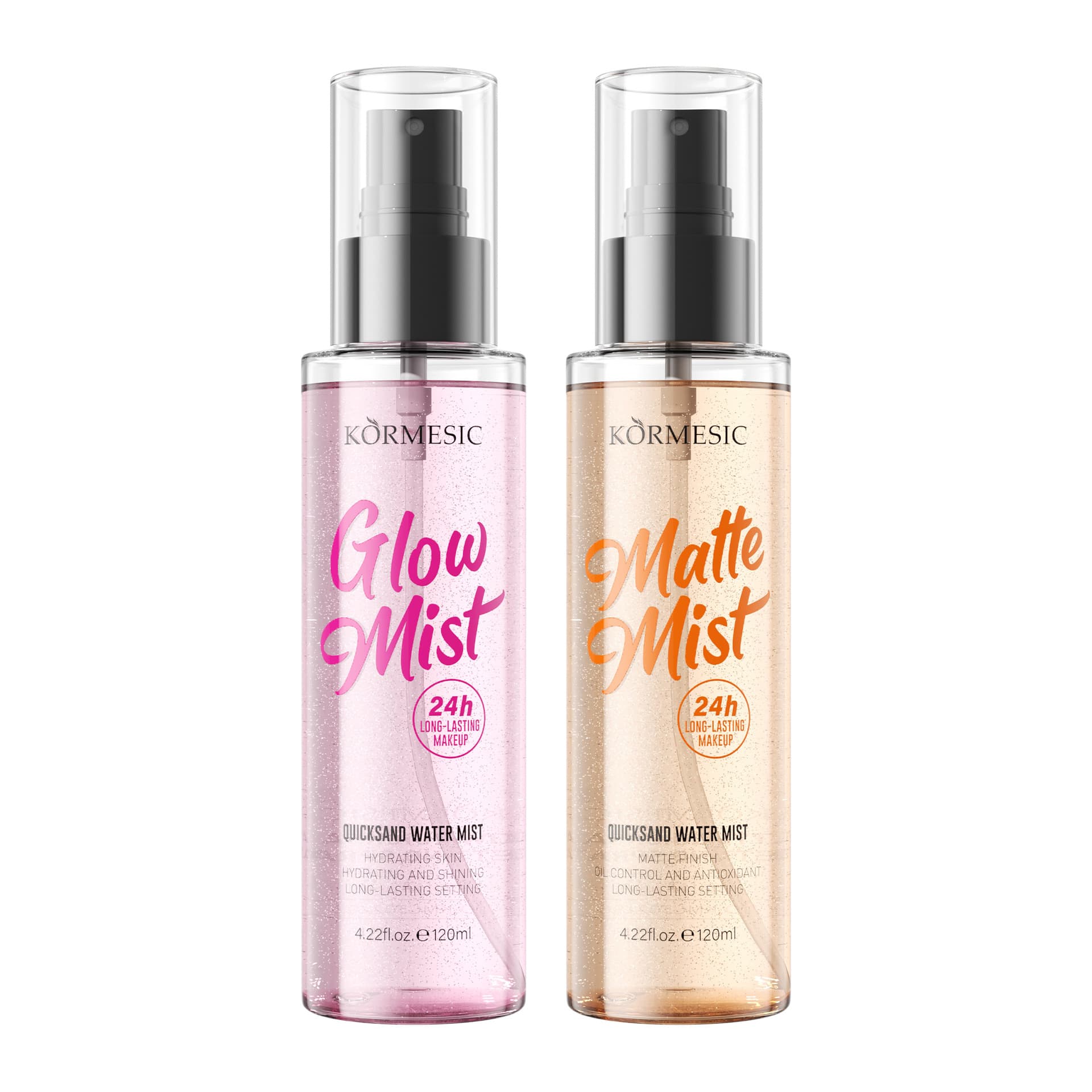 KORMESIC Full English Matte/Dewy Setting Spray Series Set Up Spray Cross-border Wholesale