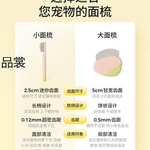 Mango Pet Face Comb for Black Chin Tear Stains Cat Comb Cat Hair Comb Dog Hair Comb Dog Cat