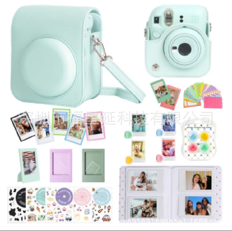 Instax Mini 12 Accessory Kit 9-in-1 Camera Bag Filters Selfie Mirror Album 7-in-1