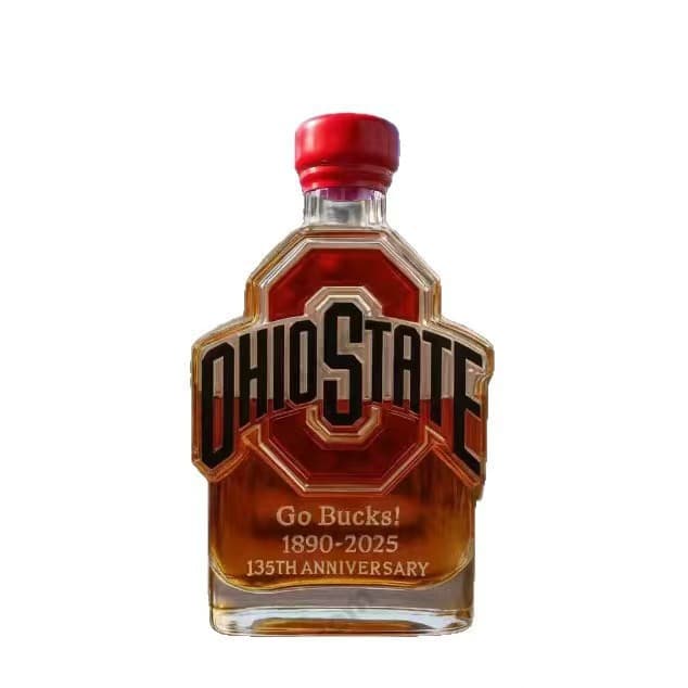 Unique imported liquor bottles, creative whiskey bottles with logo styles, glass liquor bottles as decorations, infusion bottles