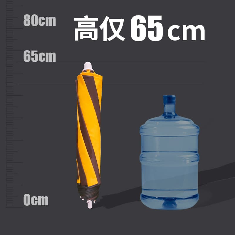 New Three-Fold Three-Section Short Fishing Umbrella Beach Umbrella Outdoor Sun Shade Easy to Carry Mini Camping Picnic