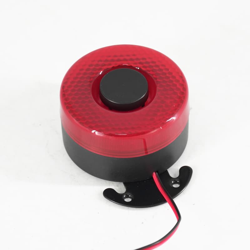 Car Truck Reversing Buzzer Horn with Light 12V 24V Reversing Drop Sound Horn with Flashing Light