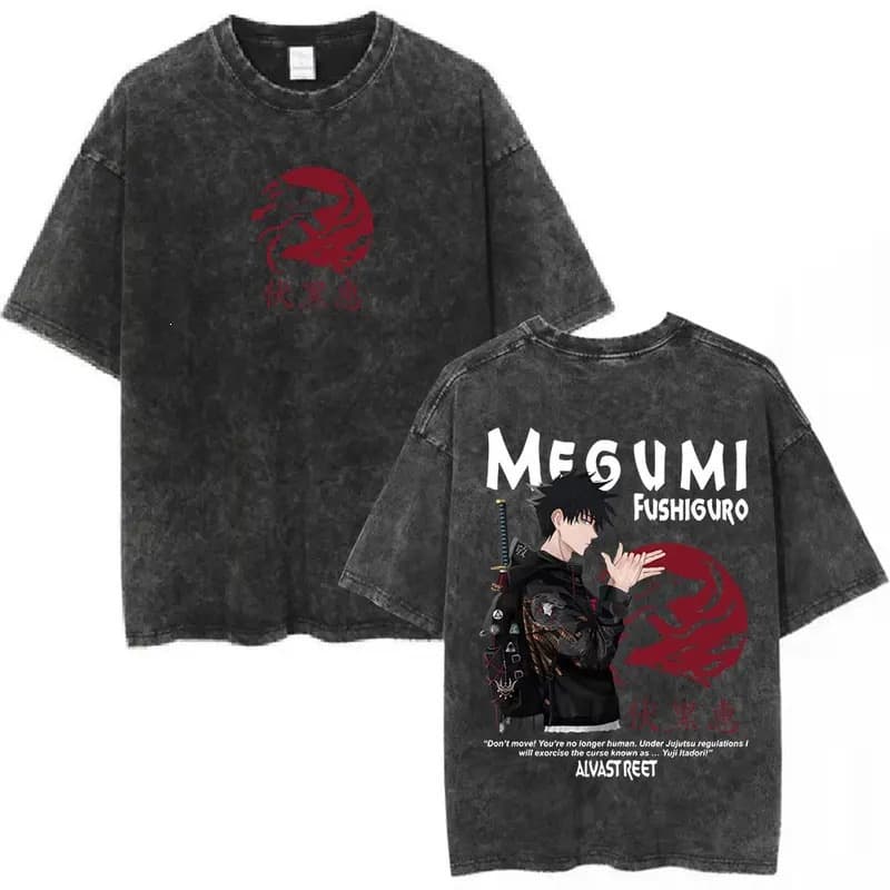 Ouma Pure Cotton Anime Jujutsu Kaisen Fushiguro Megumi Graphic