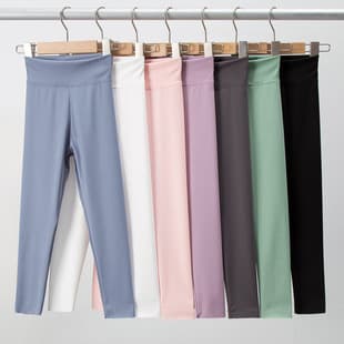 Girls' Shark Pants Spring/Autumn Thin Baby Outdoor Wear Free-Cut Sports Pants Medium-Large Children Elastic Yoga Pants Factory