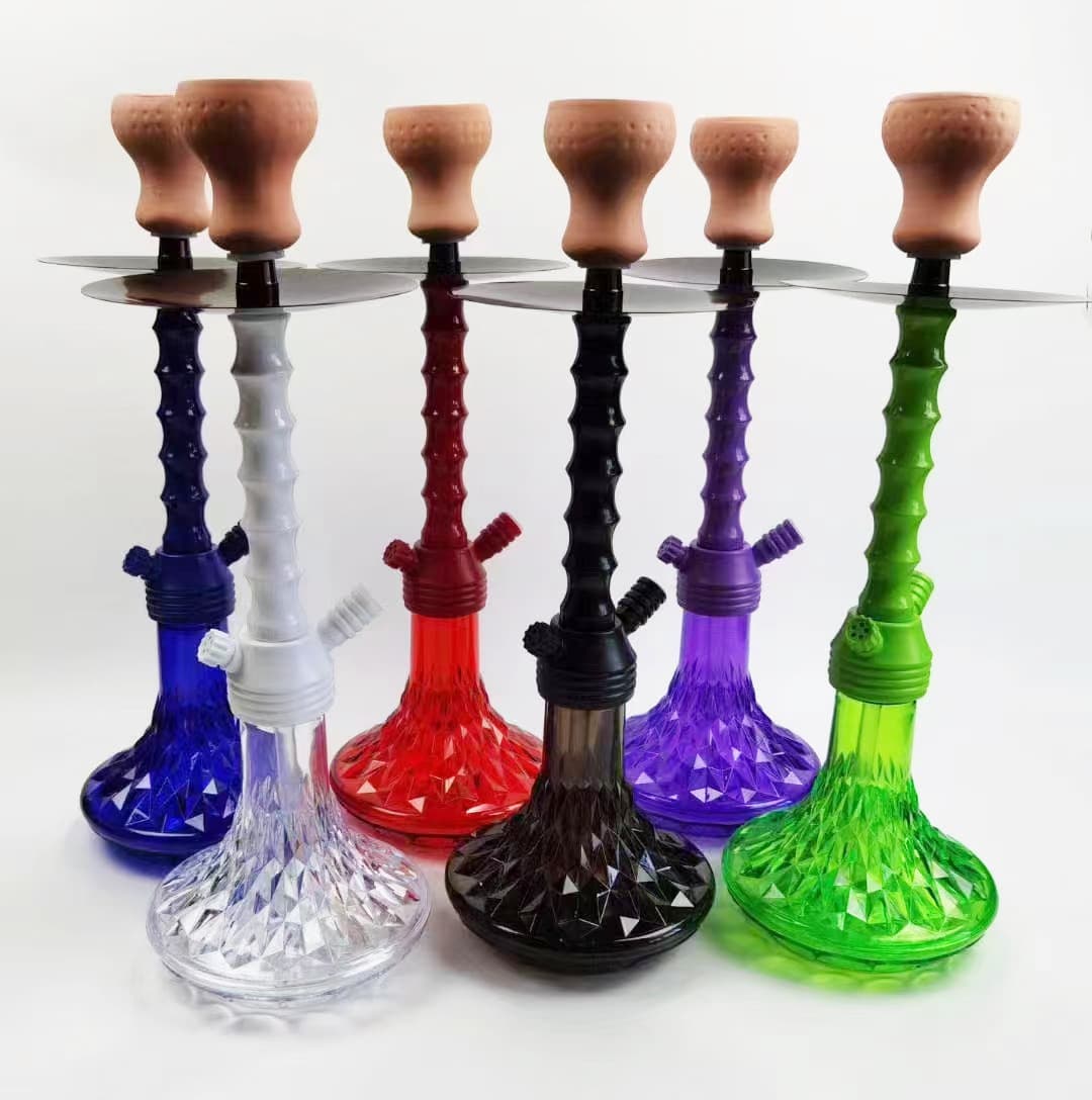 Acrylic Hookah Cross-Border Supply Full Set Plastic Hookah Accessories Bar Hookah Wholesale