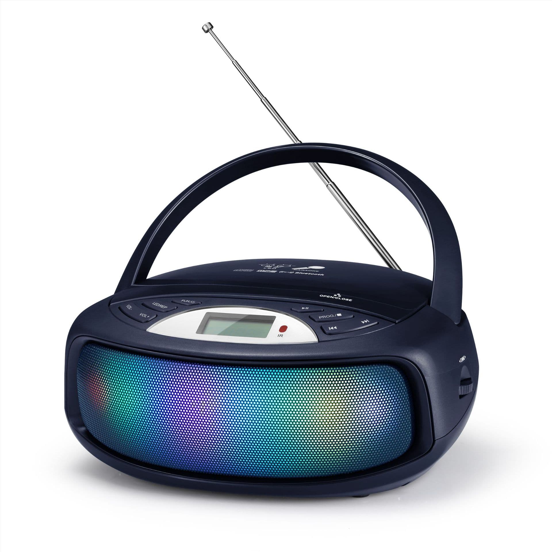 Cross-Border Portable Retro CD Player Music Album Bluetooth Speaker CD Player Boombox Radio