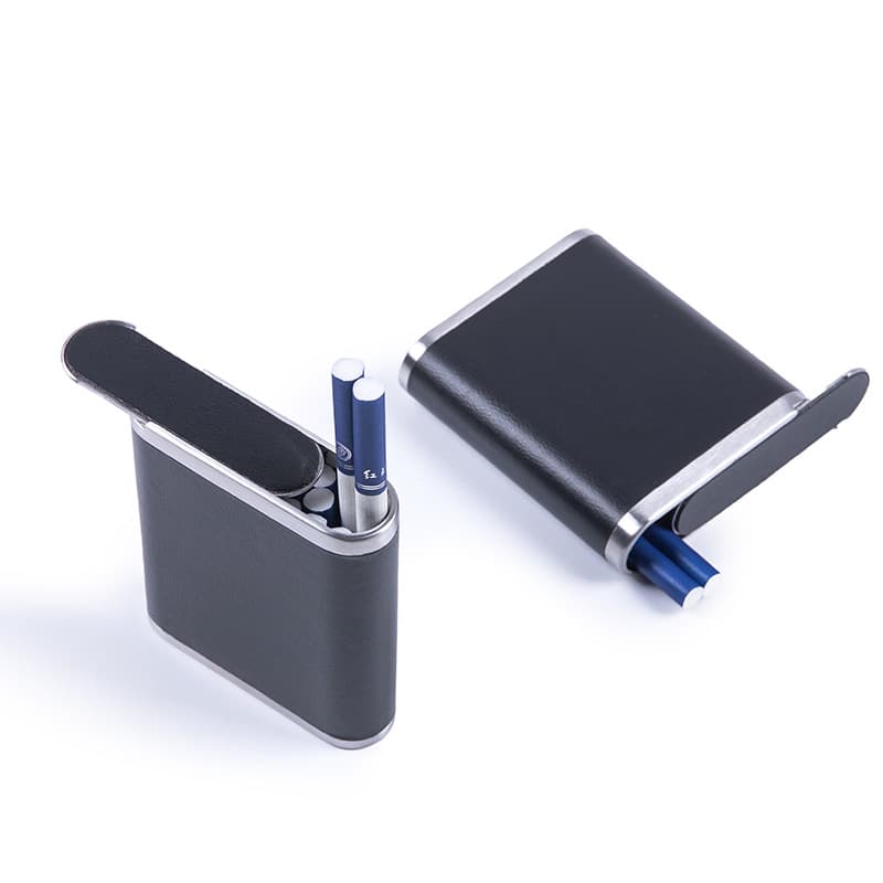 Cross-border cigarette cases, ultra-fiber leather flip-top cigarette cases, protective for 16 or 20 pieces, wholesale from manufacturers.