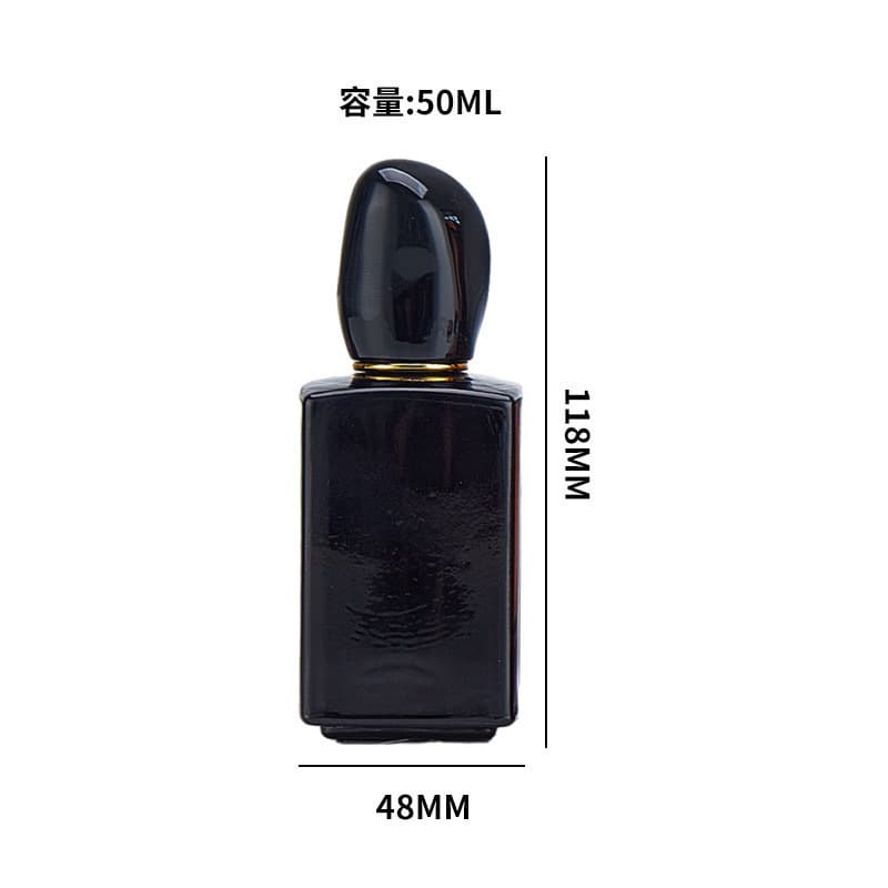 Factory Stock Wholesale Various Sizes Colored Glass Perfume Bottles Cosmetic Refillable Bottles Empty Perfume Spray Bottles