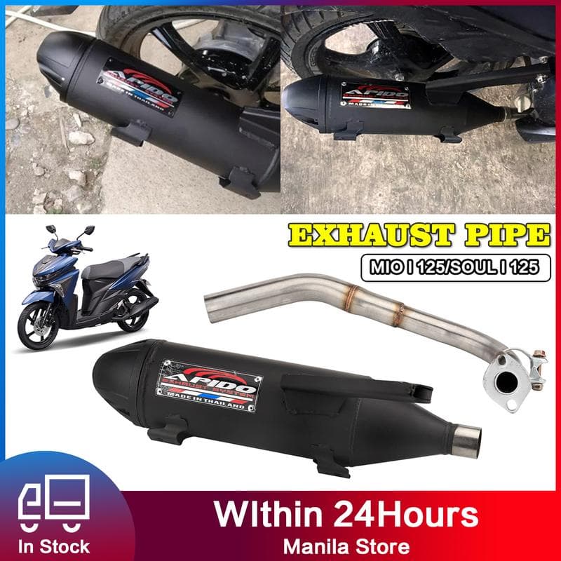 Motorcycle Silencer Exhaust Pipe for MIO i 125 Soul i 125 Southeast Asia Export