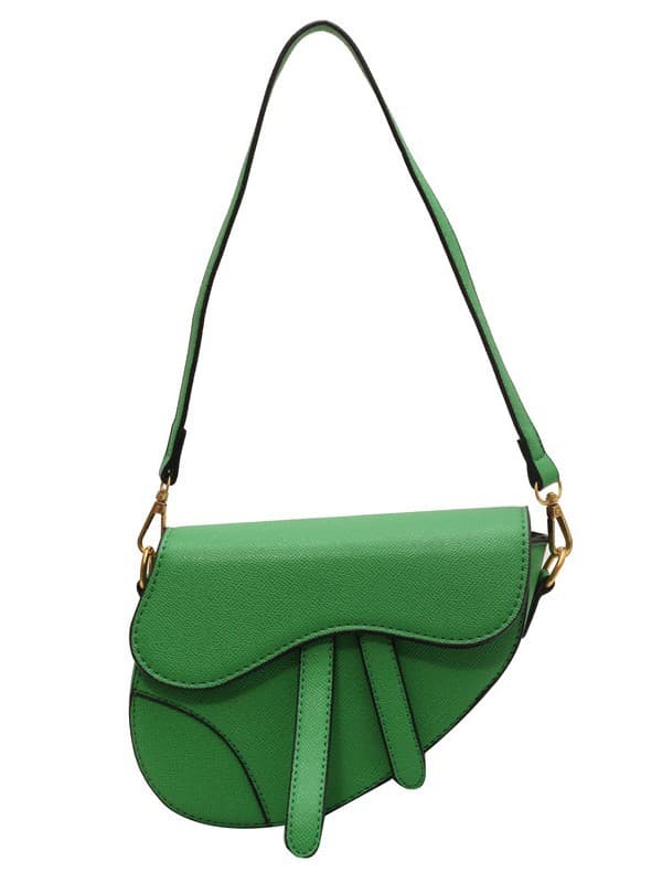 Vintage Trendy Mini Bag for Women 2025 New Fashion Winter Bag Textured Shoulder Bag Versatile Crossbody Saddle Bag
