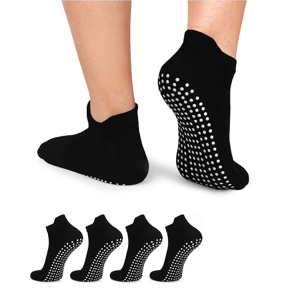 Men's Non-Slip Yoga Socks with Grips