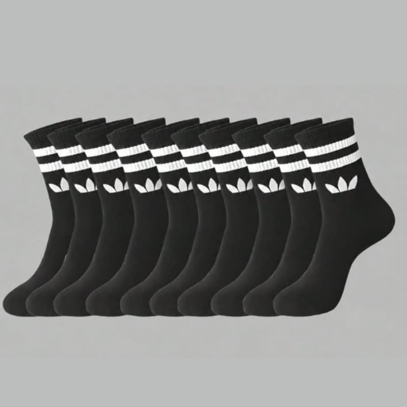Men's and Women's Mid-Calf Socks for Spring and Fall, Versatile Athletic Casual Socks, Campus Style Couple Socks, Export Quality Socks