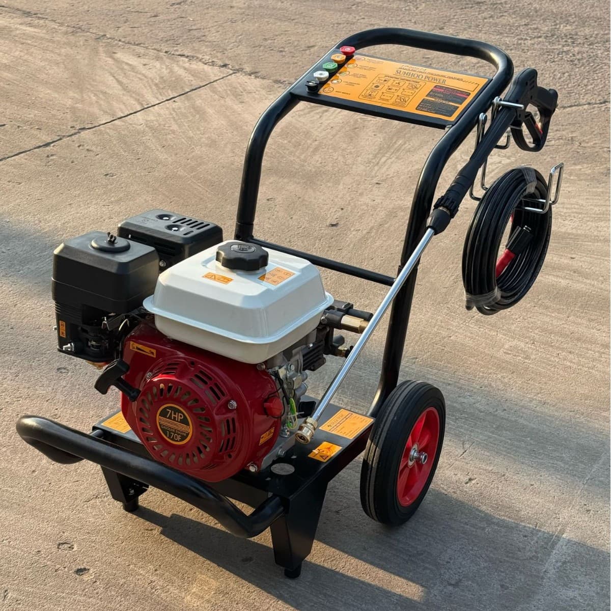 Gasoline Cleaner 7HP Foreign Trade Wholesale 180bar High-Pressure Water Flow Car Wash Floor Cleaning Export