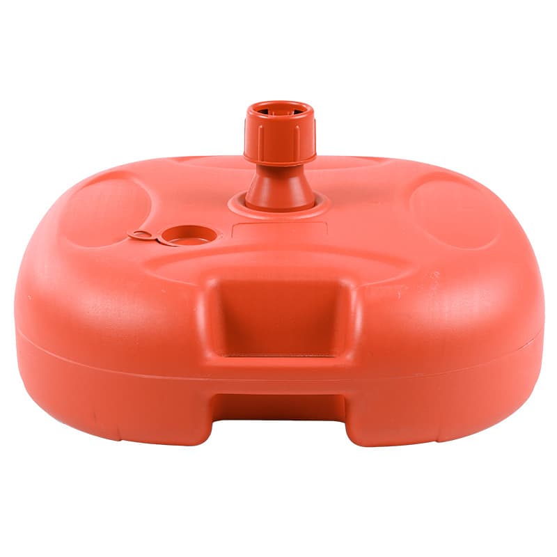 Large Outdoor Patio Umbrella, Wide Canopy Market Umbrella, Water-Filled Sun Umbrella Base, Advertising Umbrella Stand, Plastic Water Bucket Umbrella Base