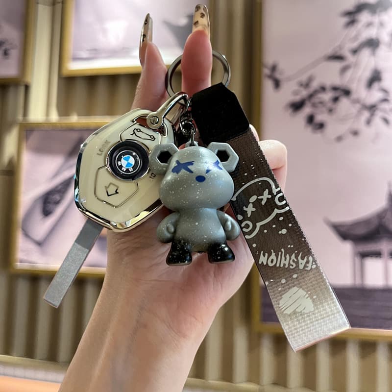 Compatible with BMW Old Model Flat Key Case for X3, 5, Z3, 4, 3, 5, 7 Series E38 E39 E46 E83 Car Key Cover