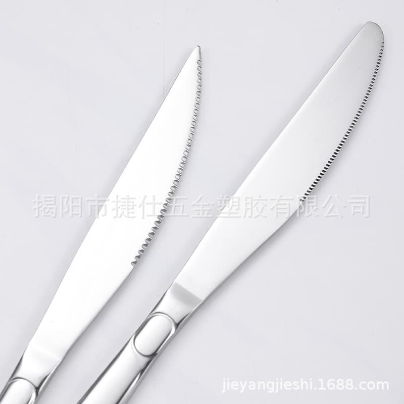 Mirror-finished stainless steel knives, forks and spoons, PVD